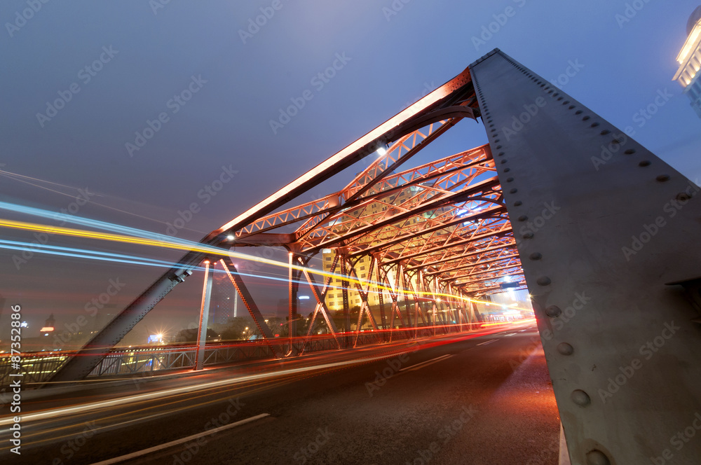 the Garden Bridge of shanghai china.