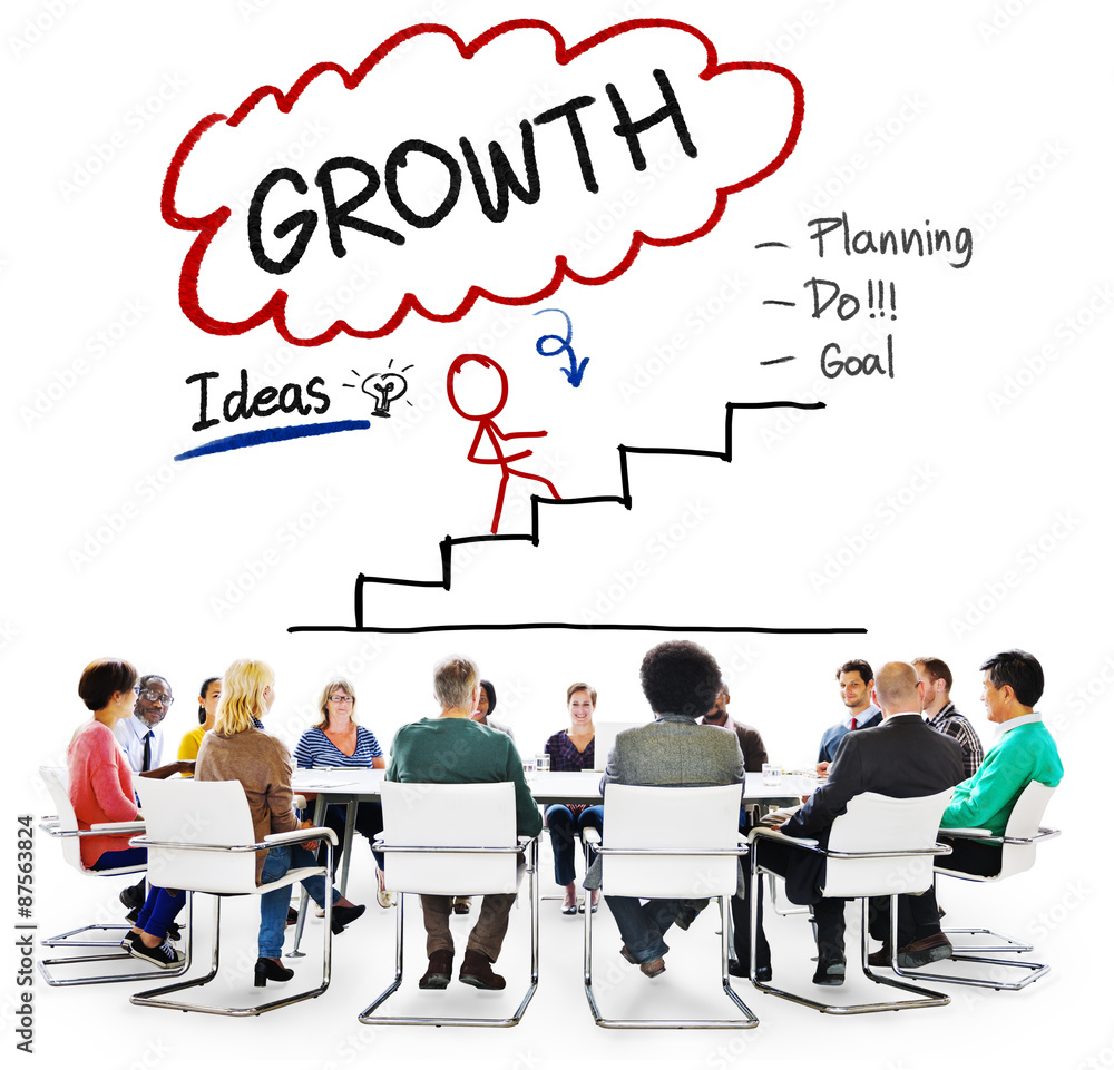 Growth Planning Ideas Goal Development Concept