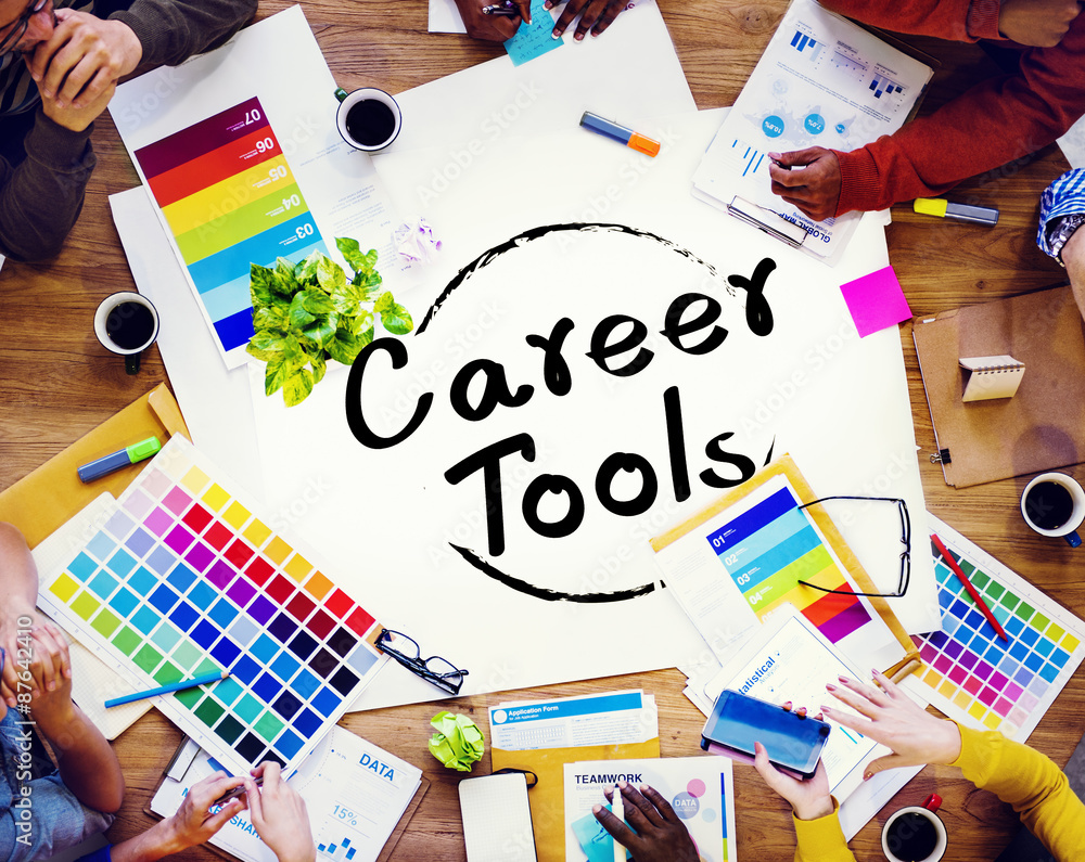 Career Tools Guidance Employment Hiring Concept