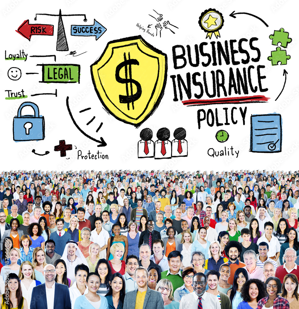 Business Insurance Policy Guard Safety Security Concept