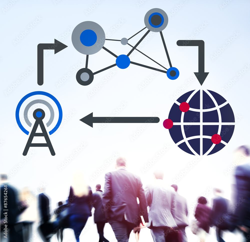 Network Storage Internet Connect Connection Concept