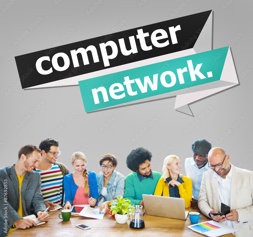 Computer Network Technology Computing Internet Concept