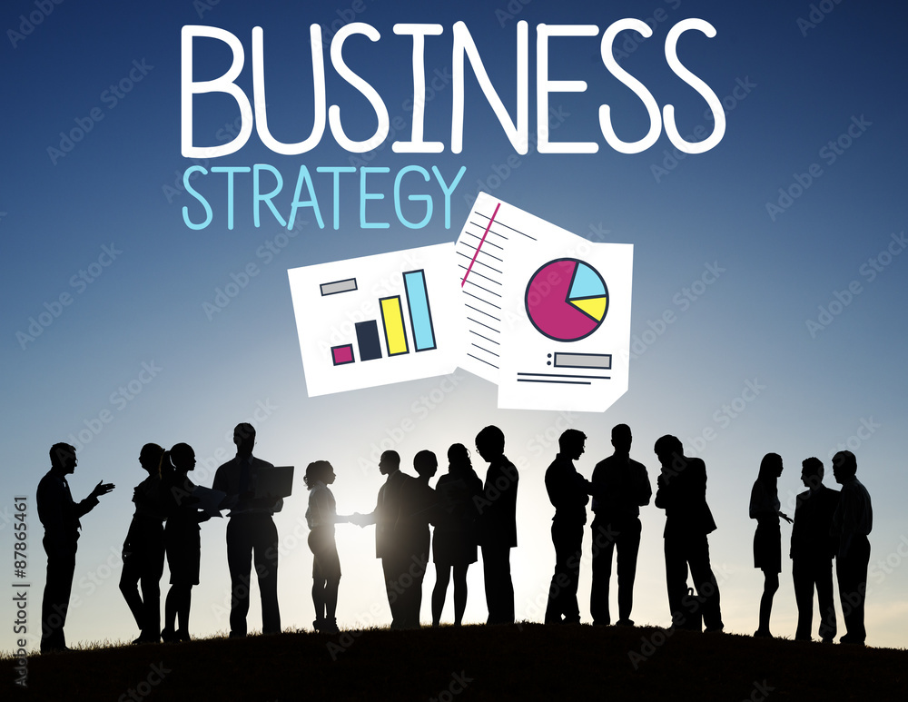 Business Strategy Thinking Planning Support Concept