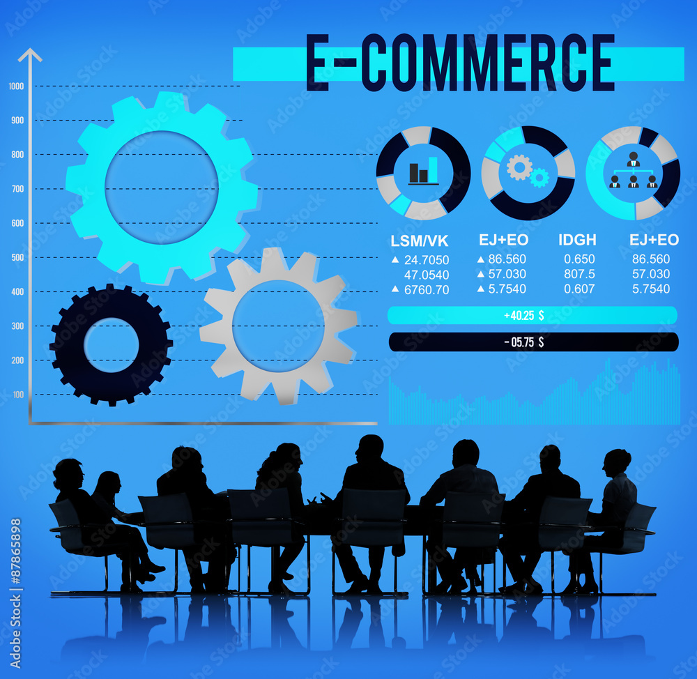 电子商务商业采购数字互联网概念