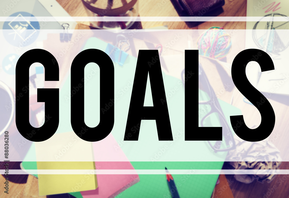 Goals Aspiration Achievement Inspiration Target Concept