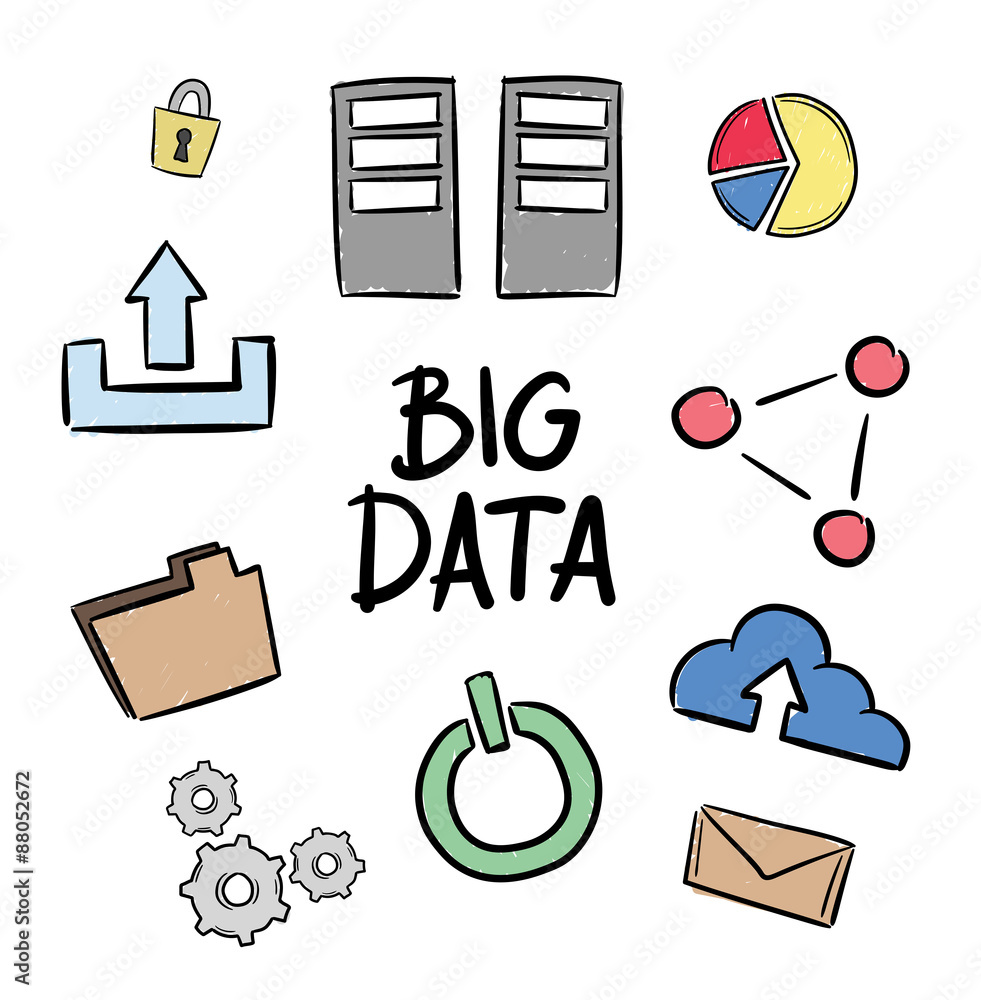 Big data concept vector