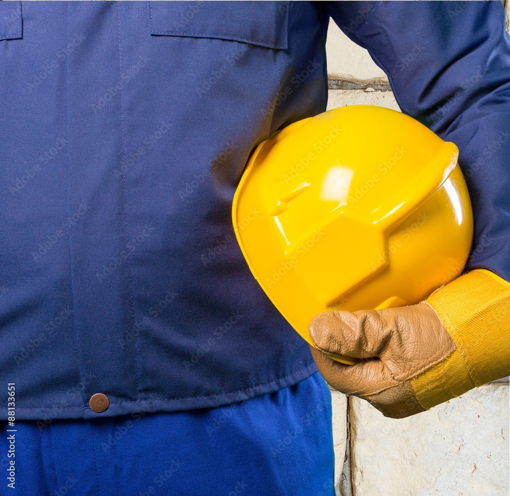 Hat, worker, work.