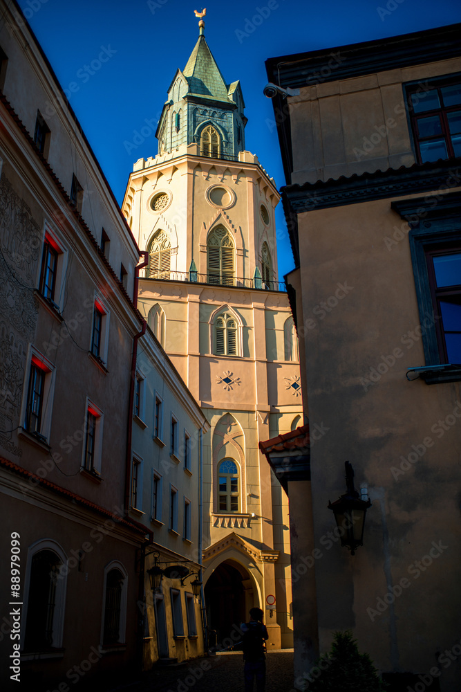 Lublin old city center