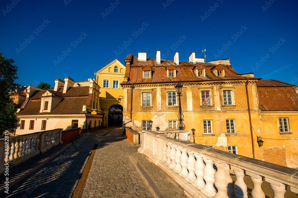 Lublin old city center