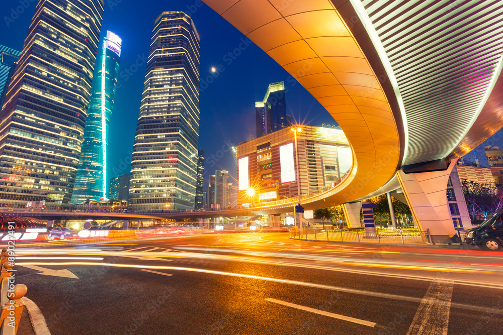 Urban landscape and modern architecture in Shanghai, China