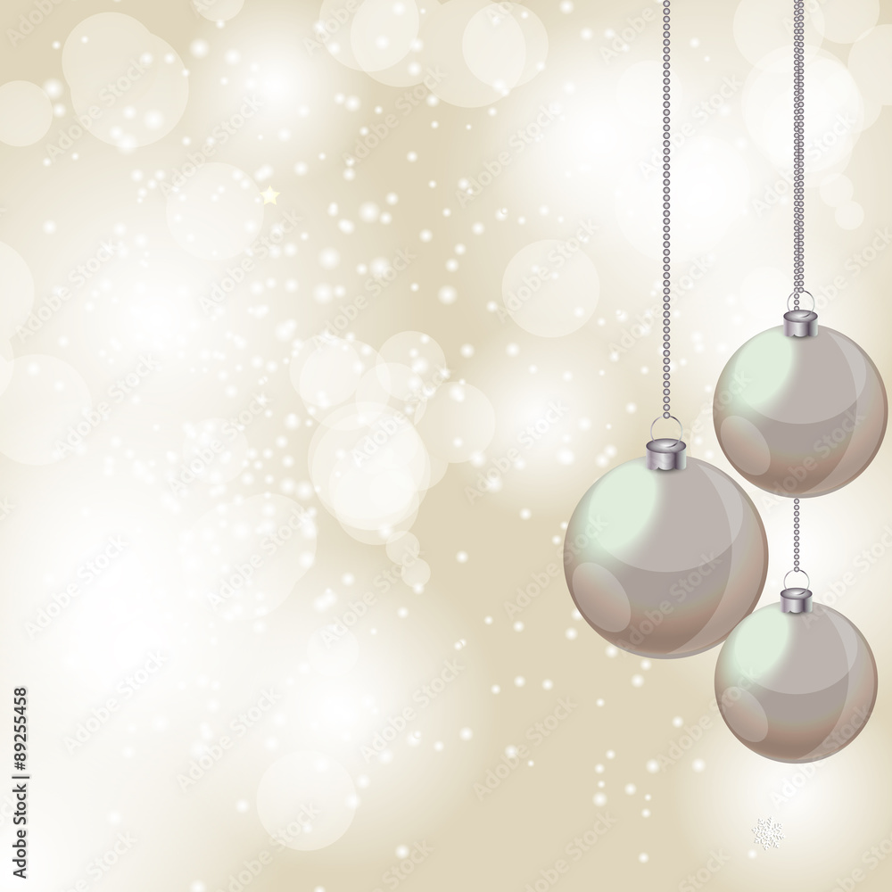 Abstract beauty Christmas and New Year background. vector illust