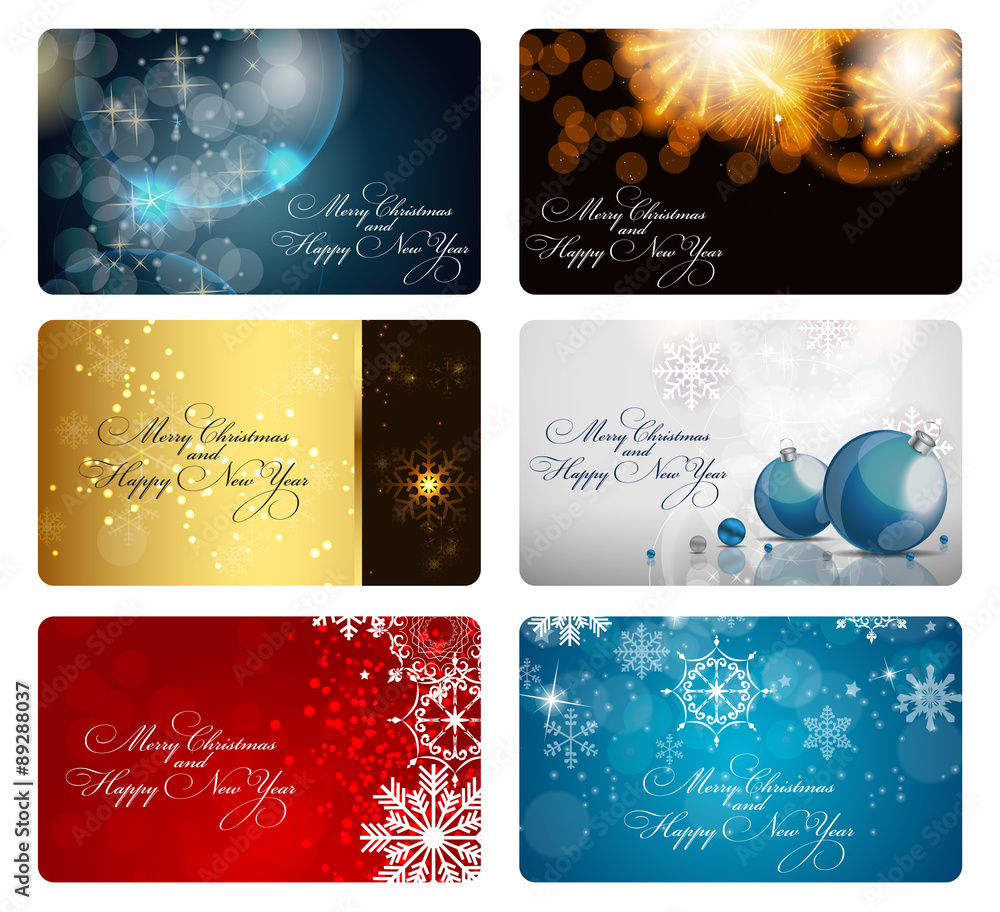 Abstract beauty Christmas and New Year background. Vector Illust