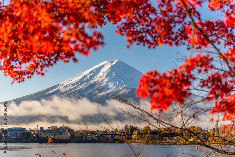 福吉山红框