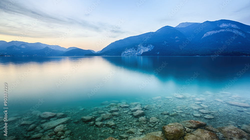 Lake Wolfgangsee in Austria