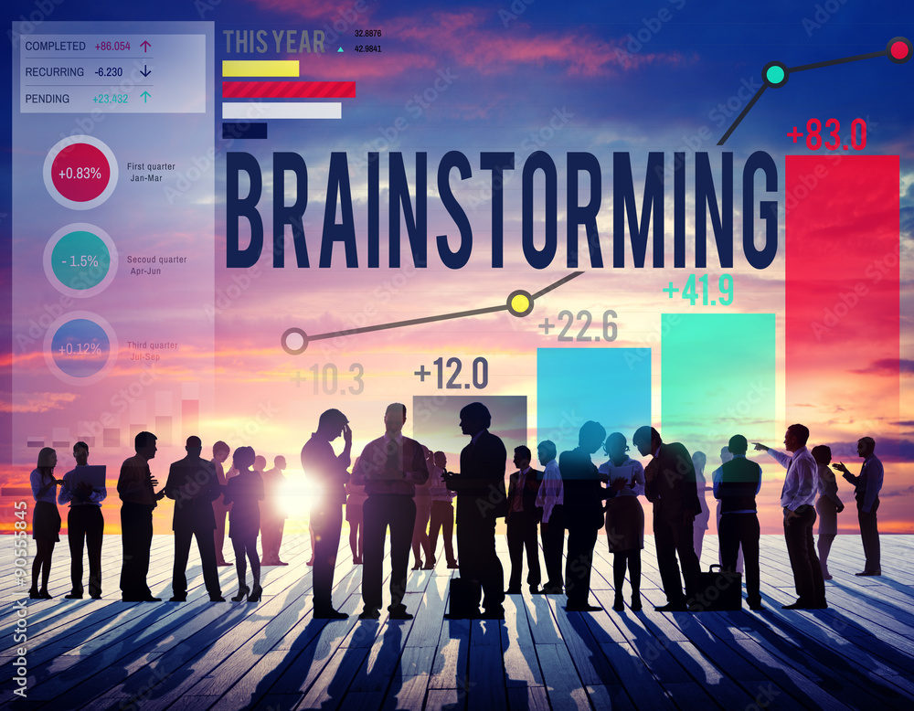 头脑风暴式商业分析战略研究概念