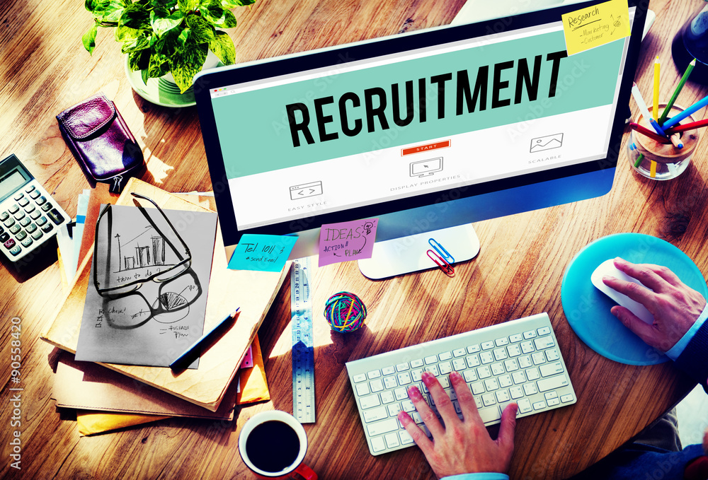 Recruitment Employment Hiring Human Resource Concept