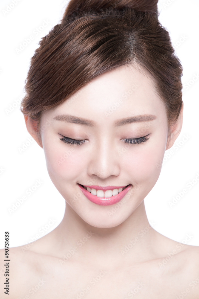 beautiful Skin care woman Face