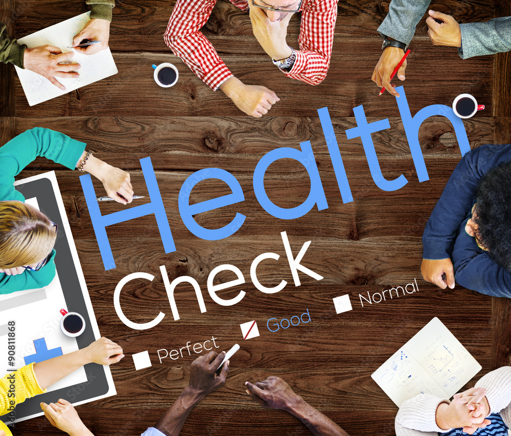 Health Check Insurance Check Up Check List Medical Concept