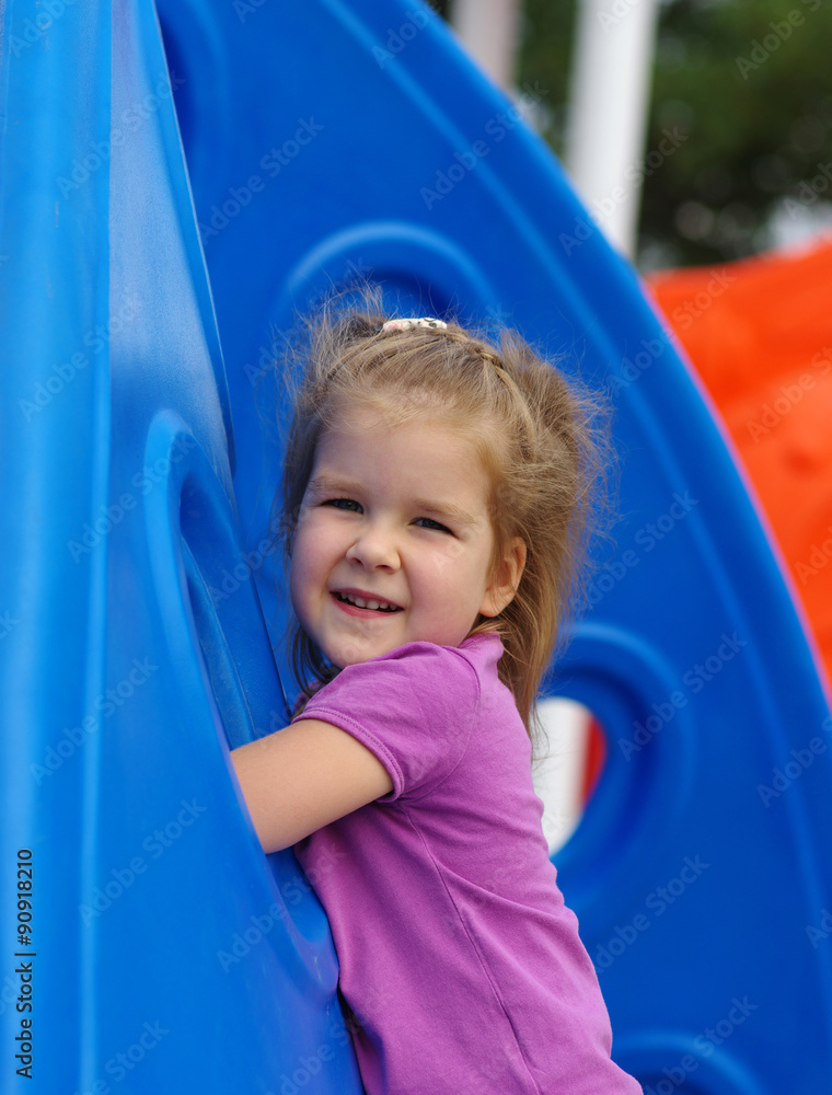  girl on the playground