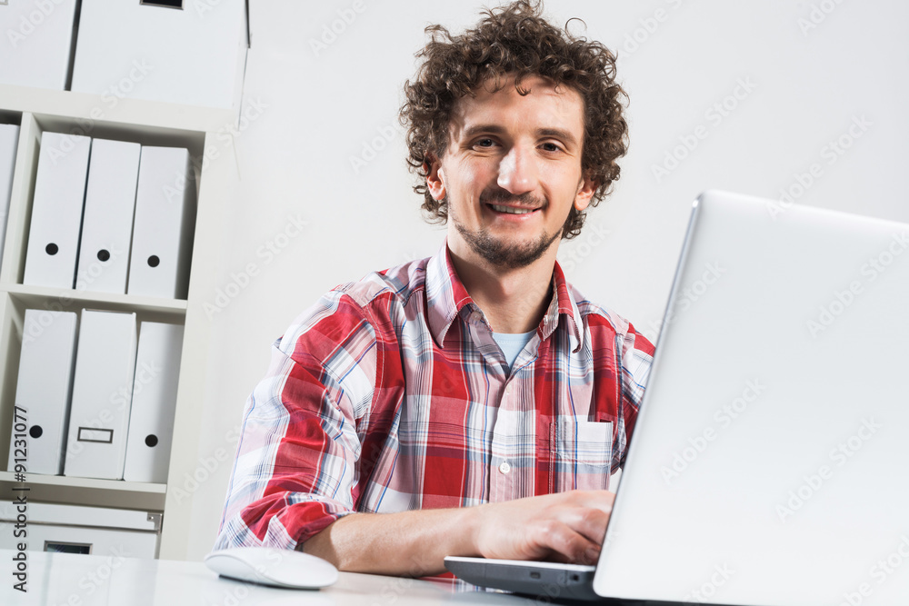 Man working in office