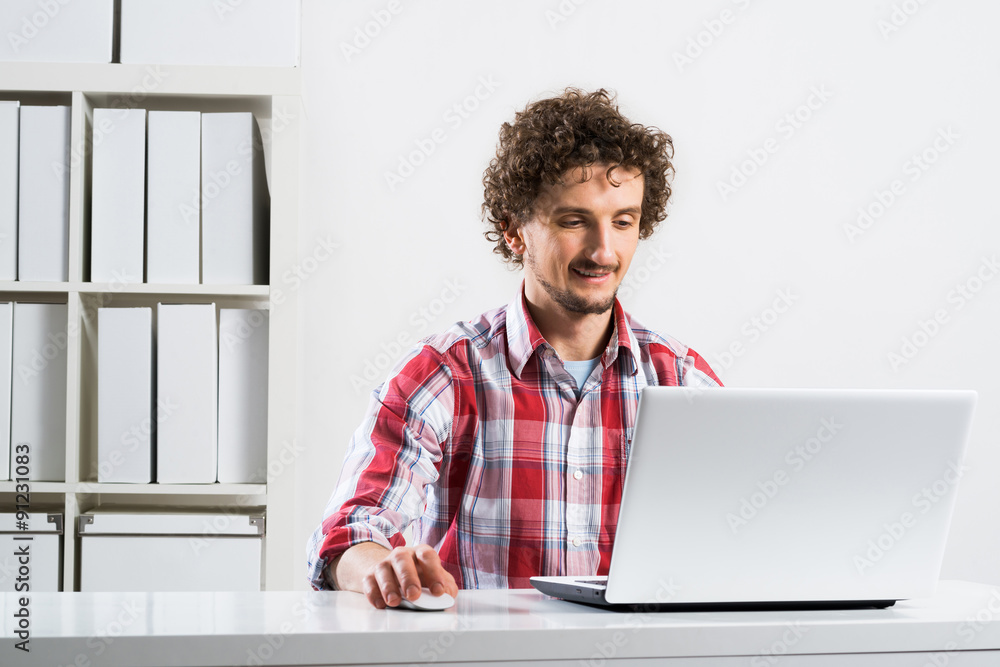 Man working in office