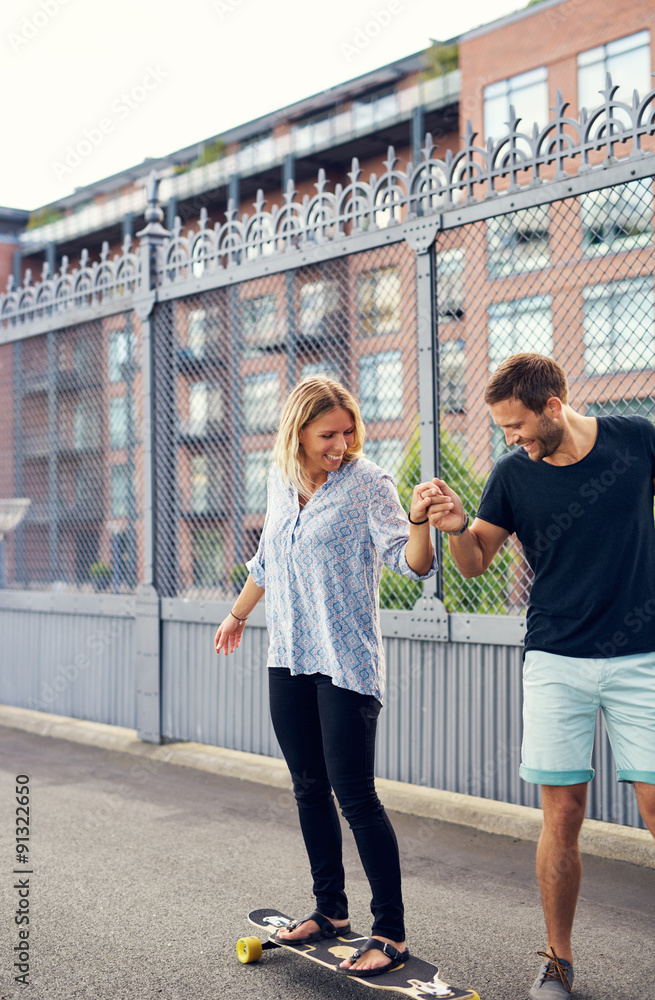 couple having a good time