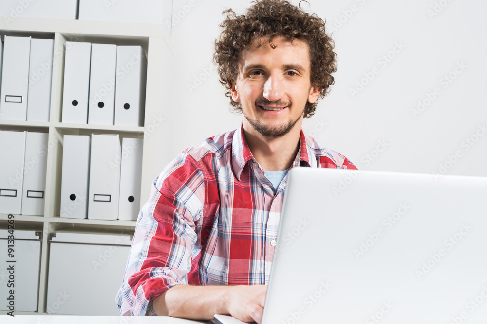 Man working in office