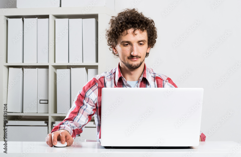 Man working in office