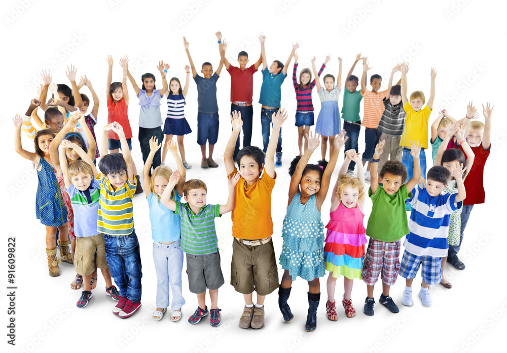 Diversity Childhood Children Happiness Innocence Friendship Conc