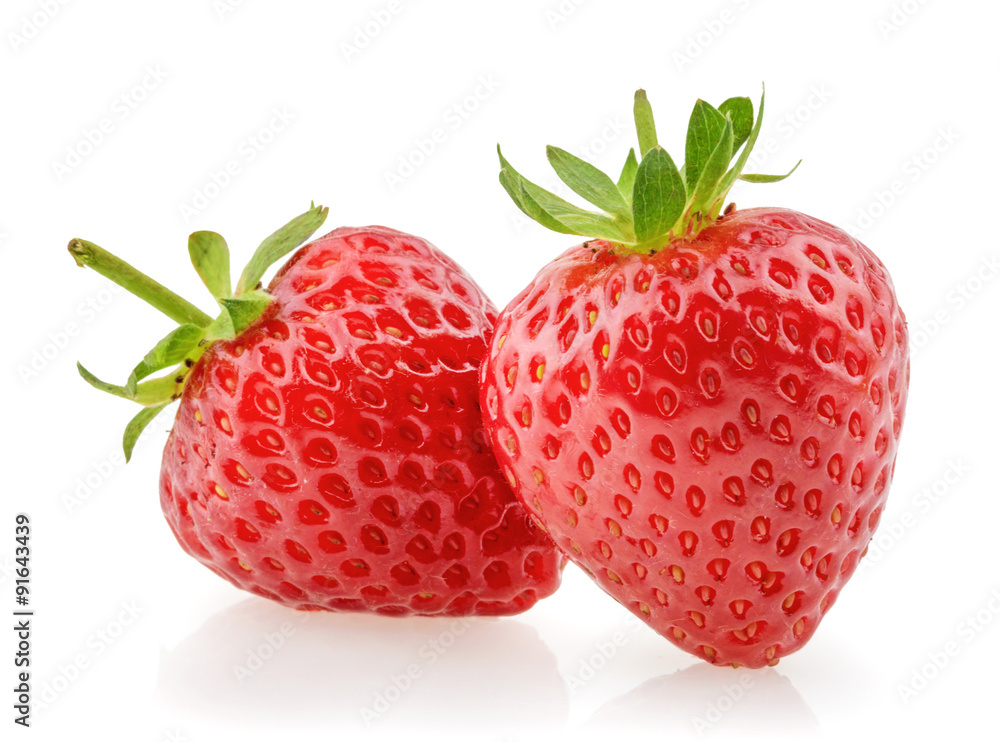 Strawberry isolated on white background