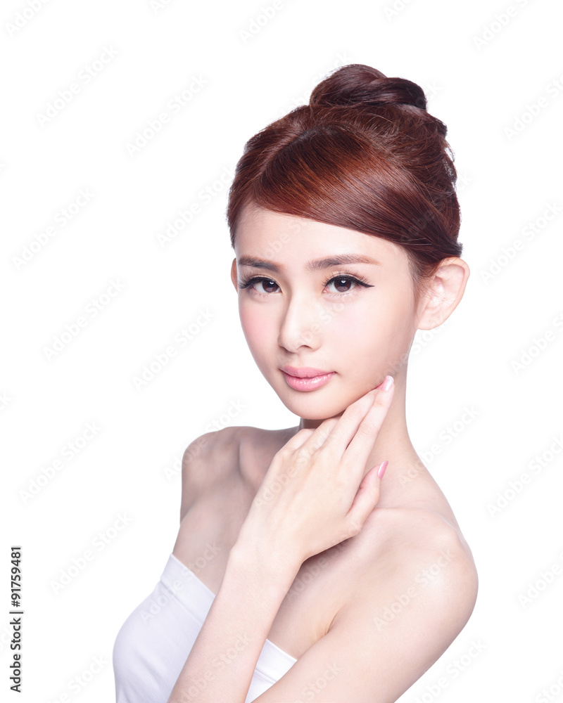 beautiful Skin care woman Face