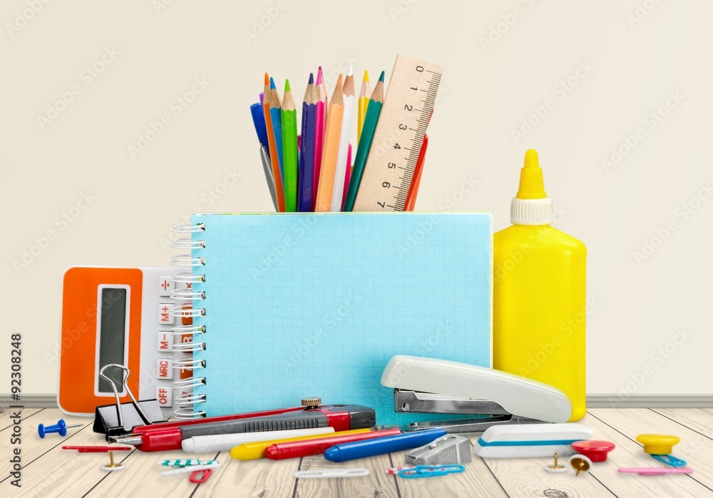 School desk.