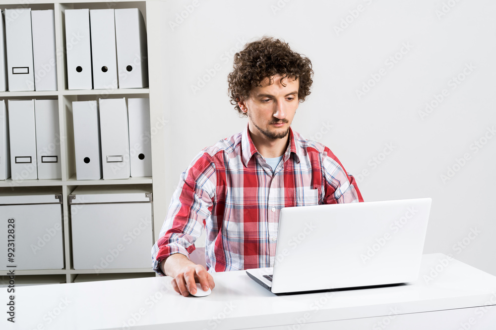 Man working in office