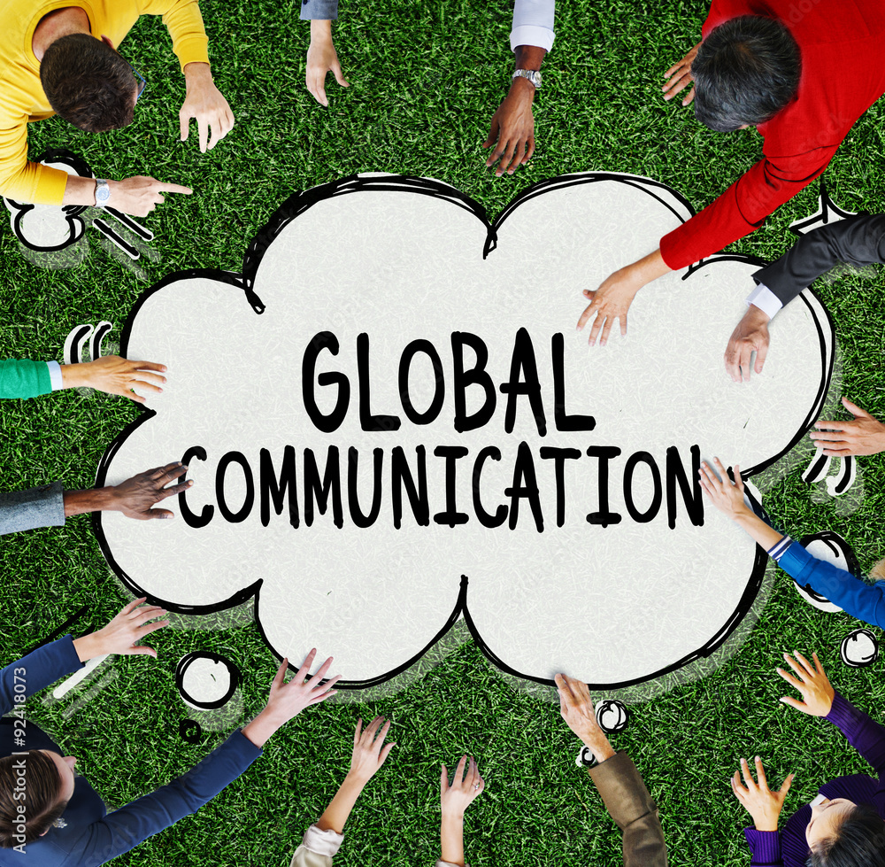 Global Communication Connection Community Concept