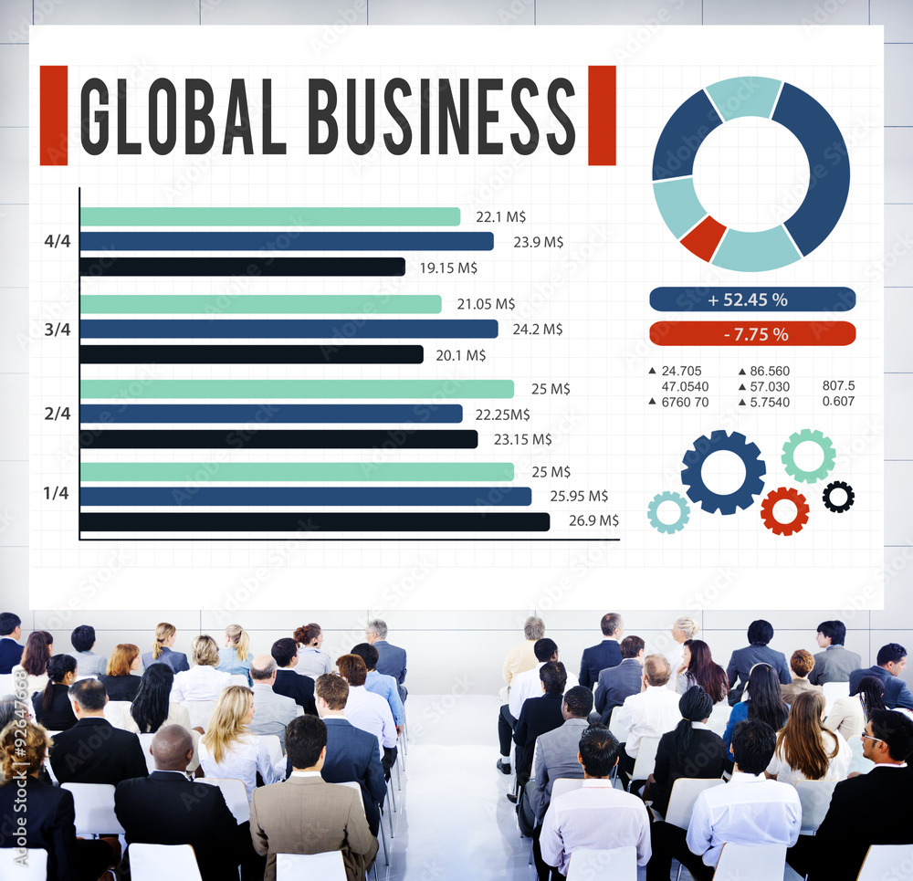 Global Business Growth Corporate Development Concept