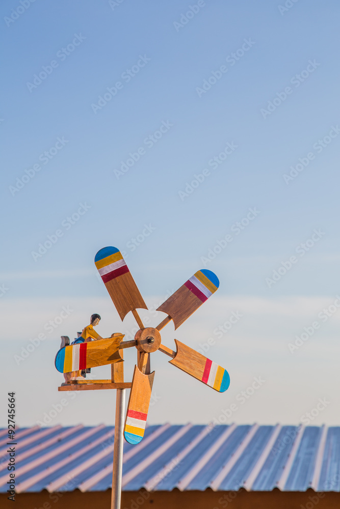 Wind turbines wood