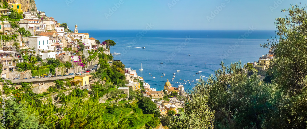 Positano，Amalfi Coast，坎帕尼亚，意大利