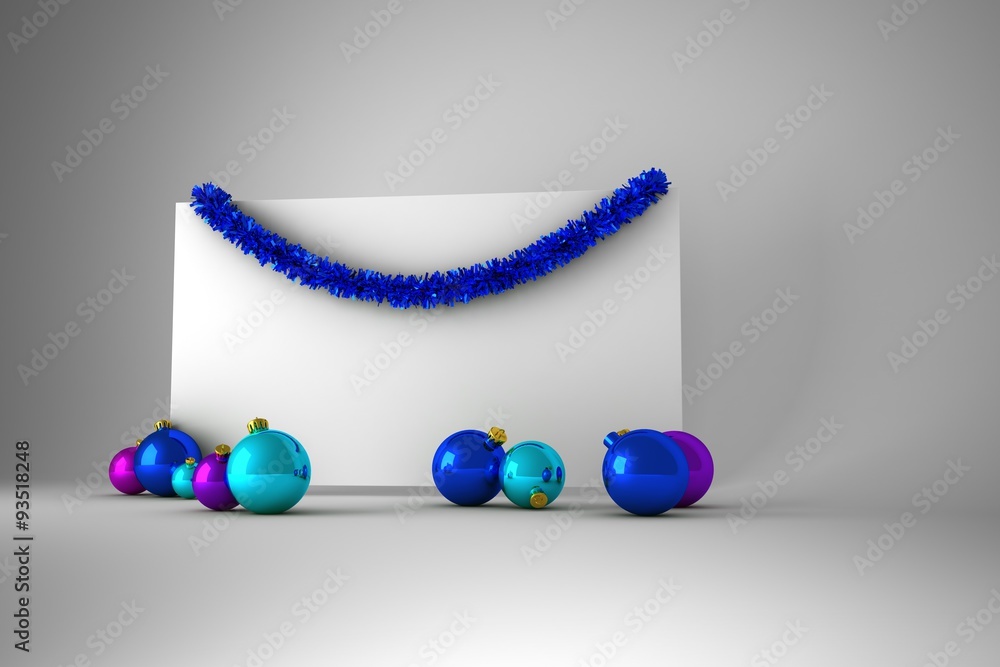 Christmas decoration and poster