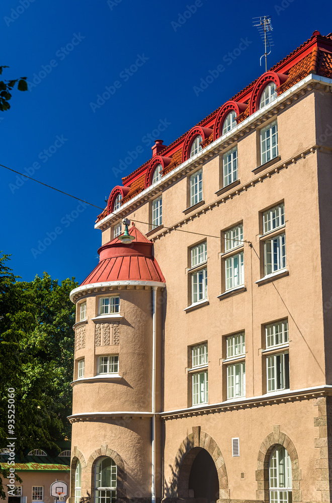 Buildings in the city centre of Helsinki - Finland