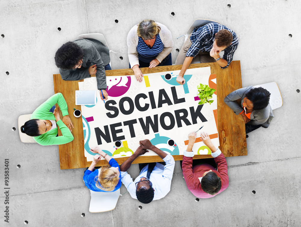 Social Network Internet Online Society Connecting Social Media C