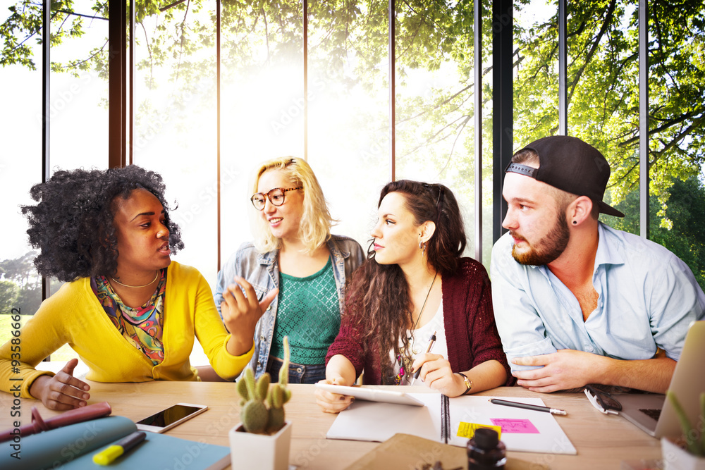 Diversity Friends Team Brainstorming Community Concept