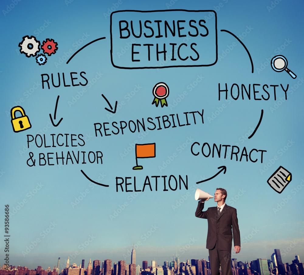 Business Ethnics Rules Honesty Responsibility Concept