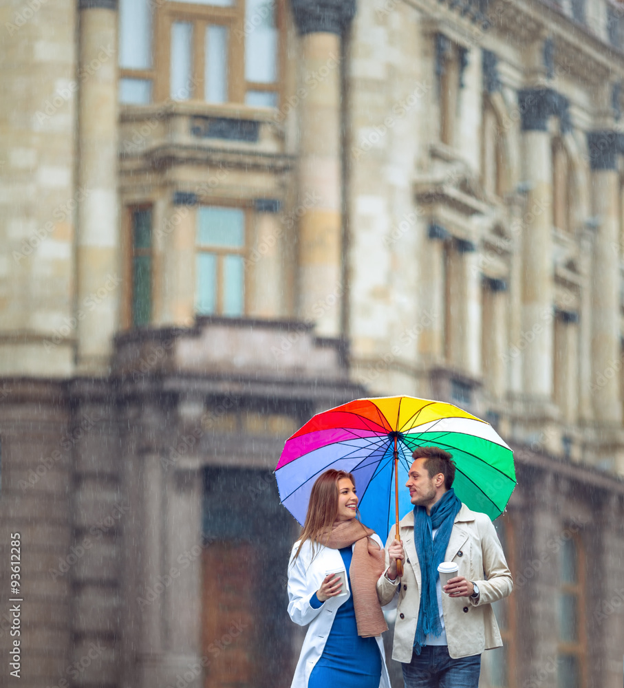 Smiling couple