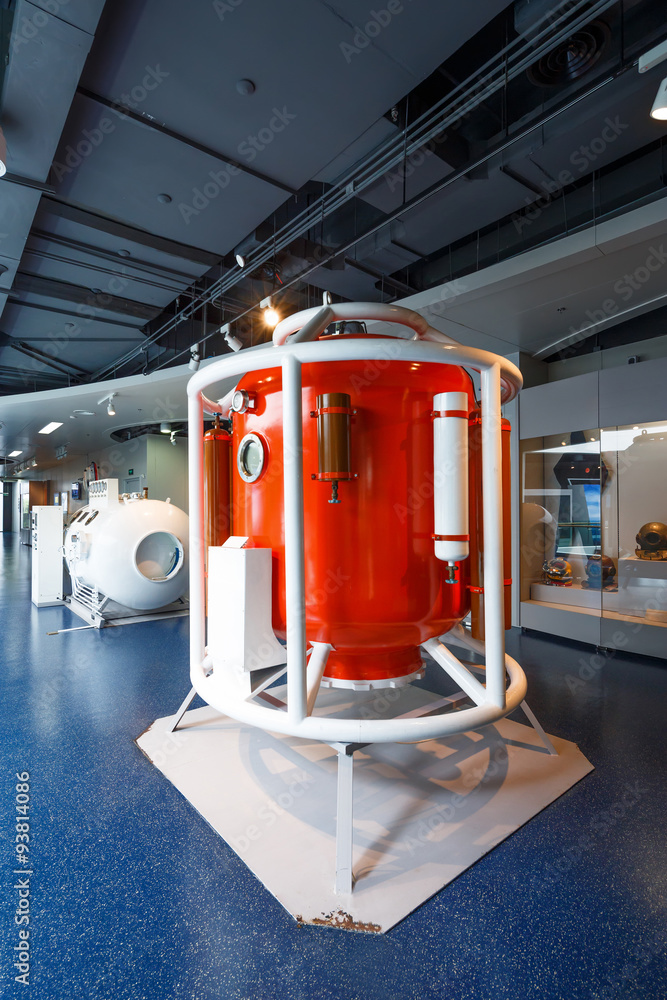 The Pressure chamber for marine diving