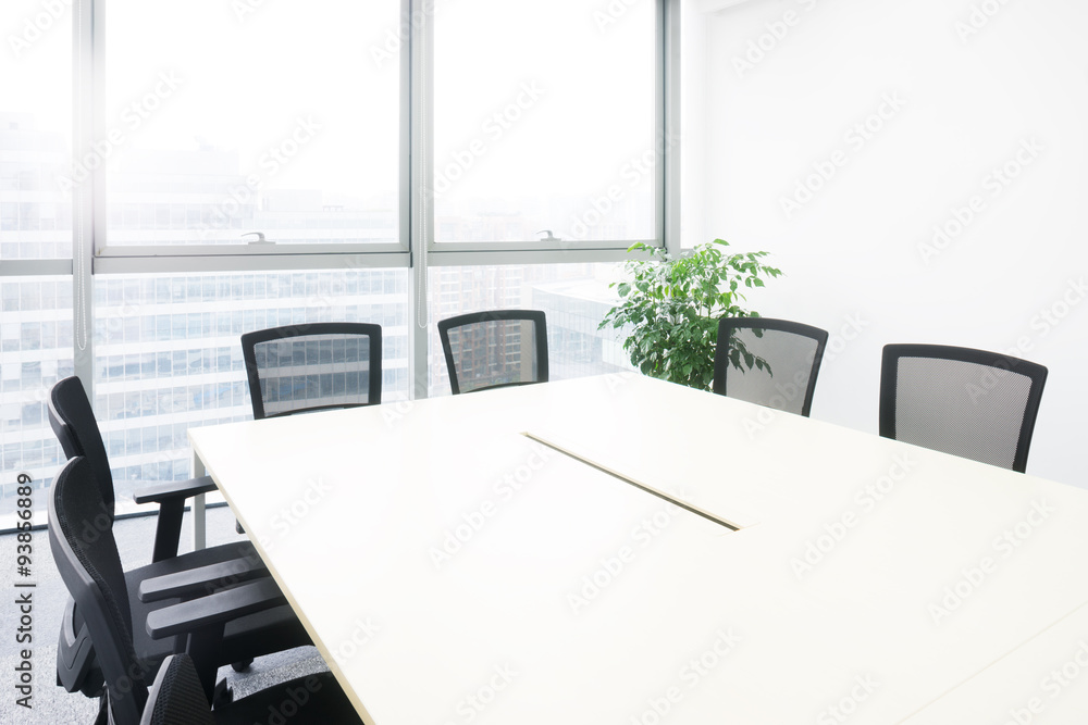 interior of meeting room in moder office