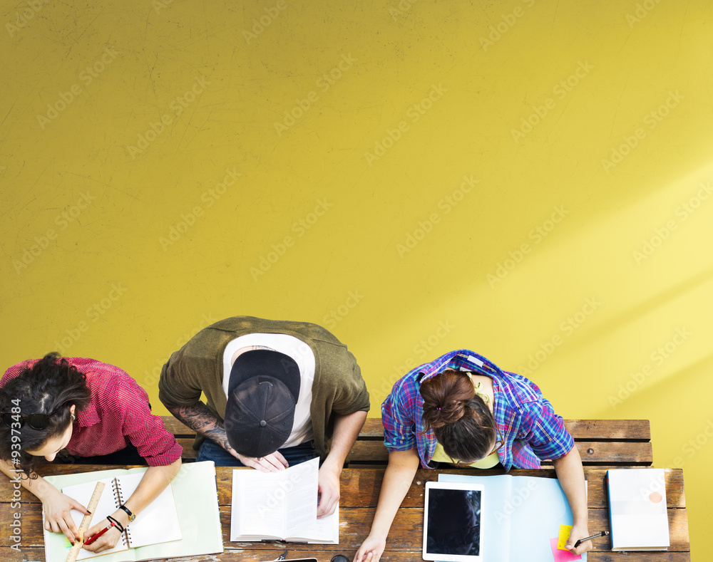 Students Studying Learning Education