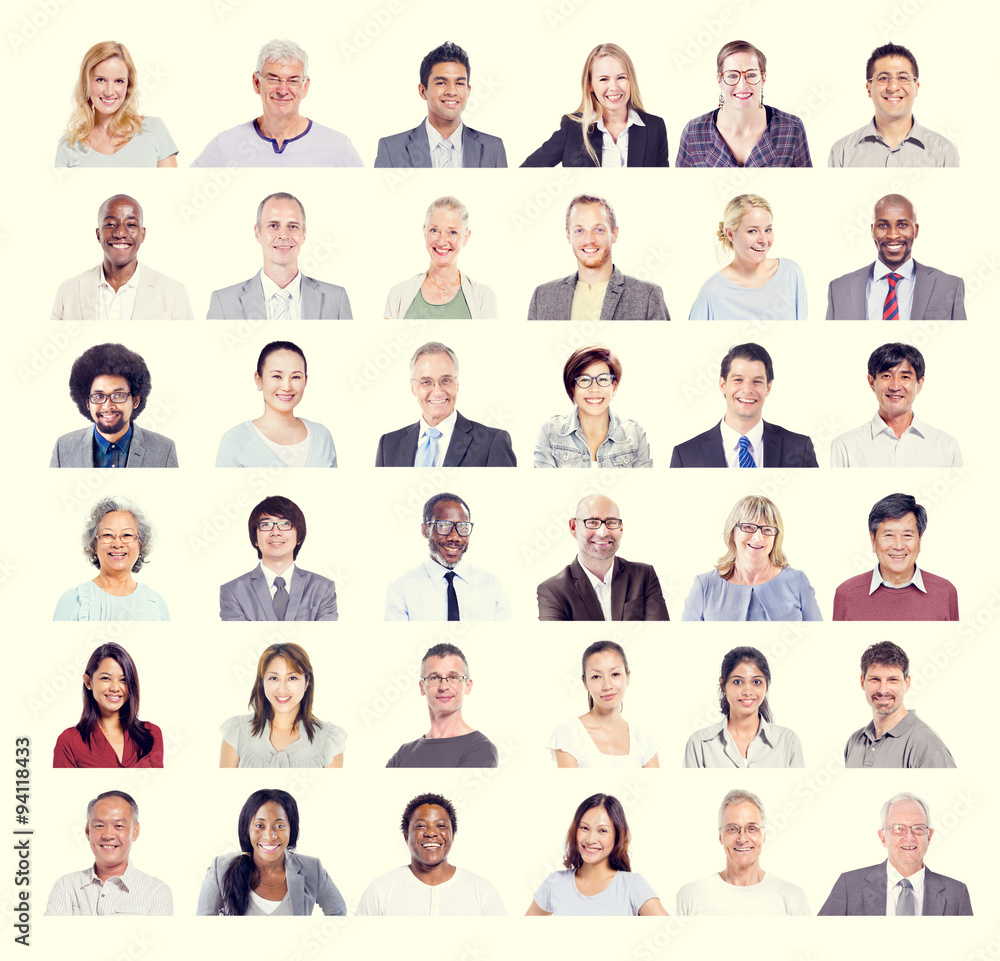 Group of Multiethnic Diverse Business People Concept