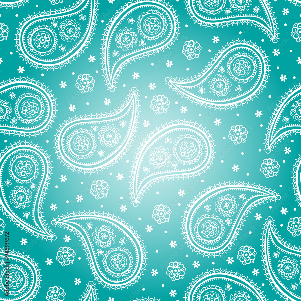 Seamless paisley texture.