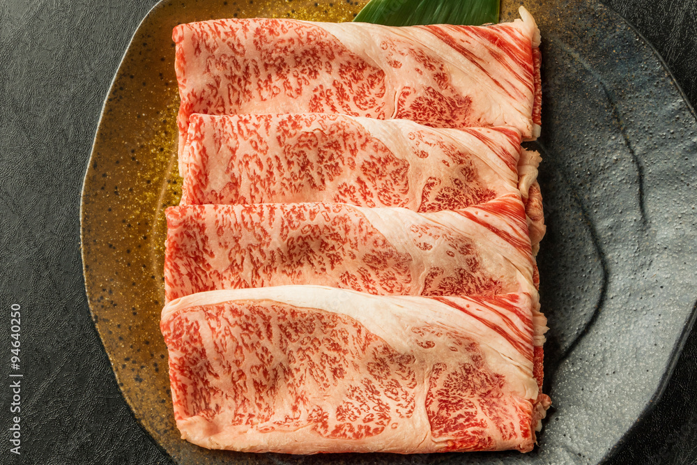 高級和牛　クローズアップ　 high-quality Japanese beef