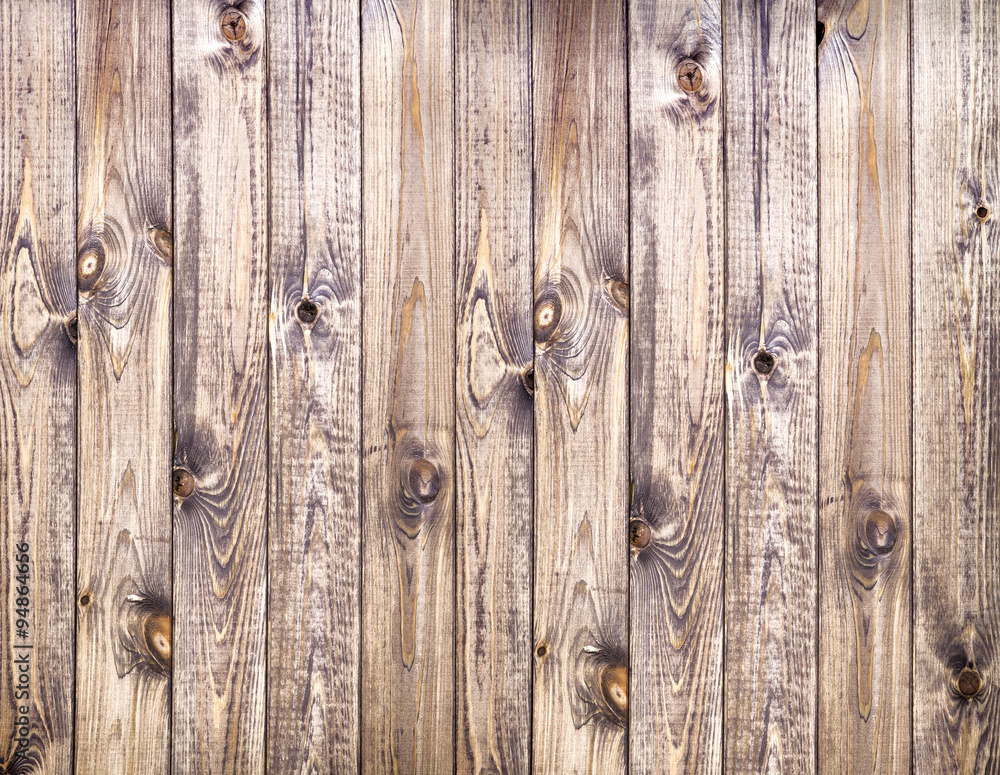 wall of wooden planks